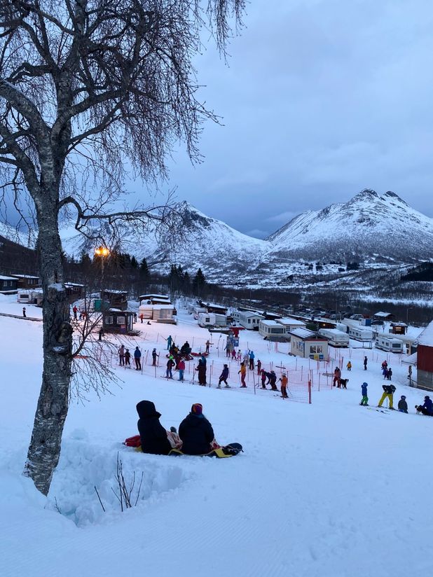 Området med folk