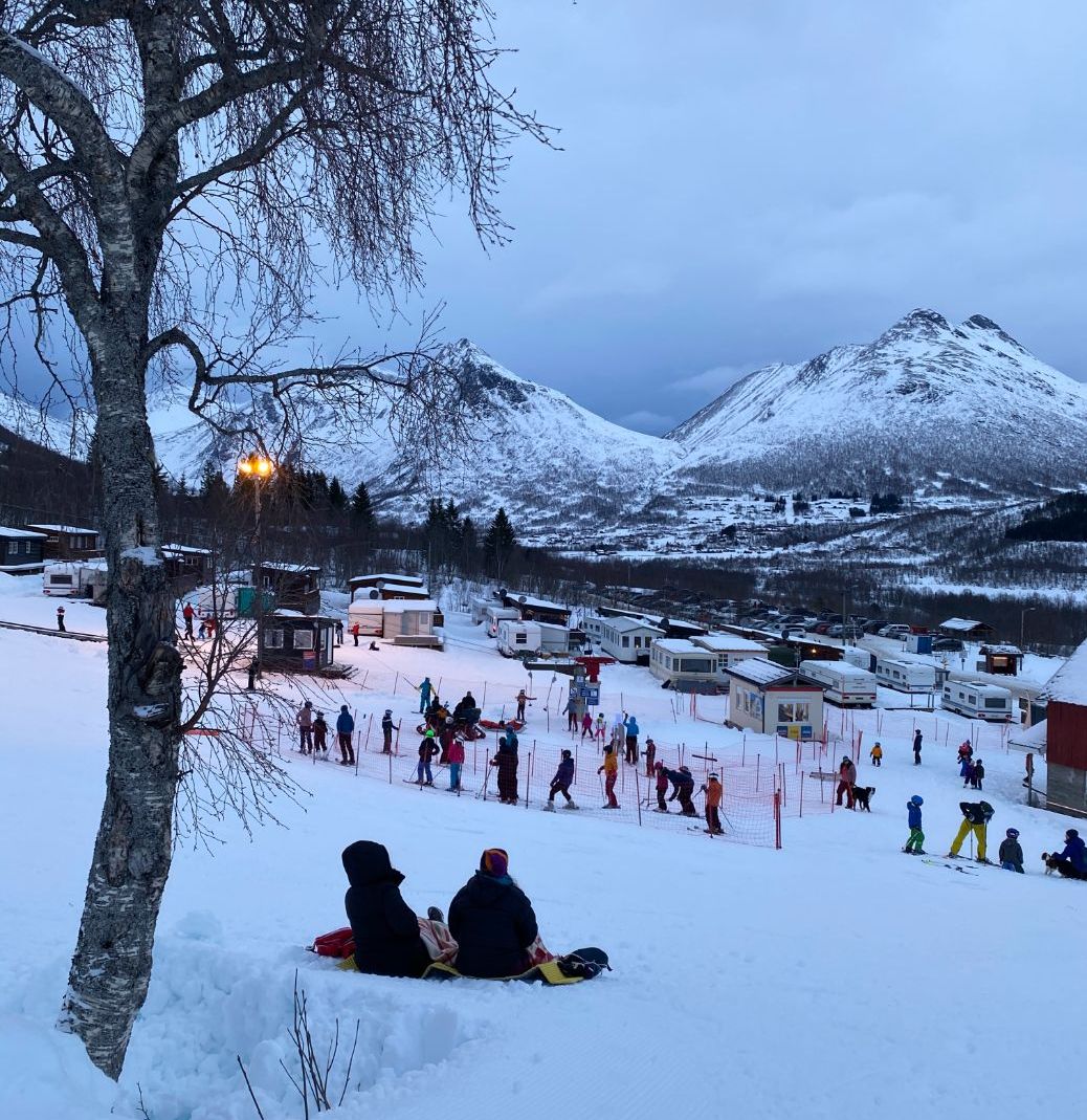 Området med folk